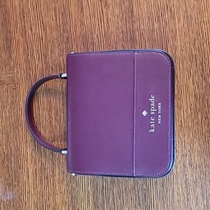 Kate Spade Staci Square Crossbody Handbag in Deep Berry